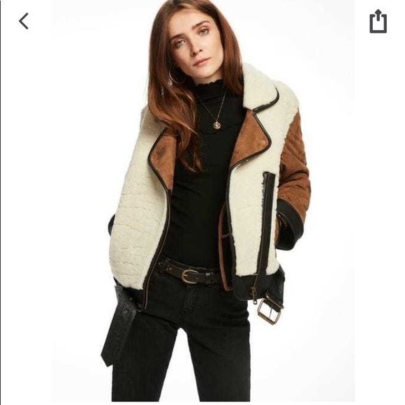 NWT Teddy Suede Jacket - Picture 2 of 5